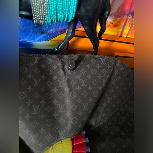 Rare LOUIS VUITTON VIP Gift 2005 Sleep Mask & Inflatable Travel Neck Pillow LV - Picture 8 of 8